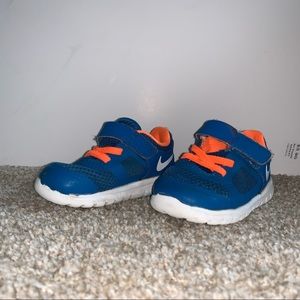 Baby Nike Shoes; Size 5; Blue & Orange